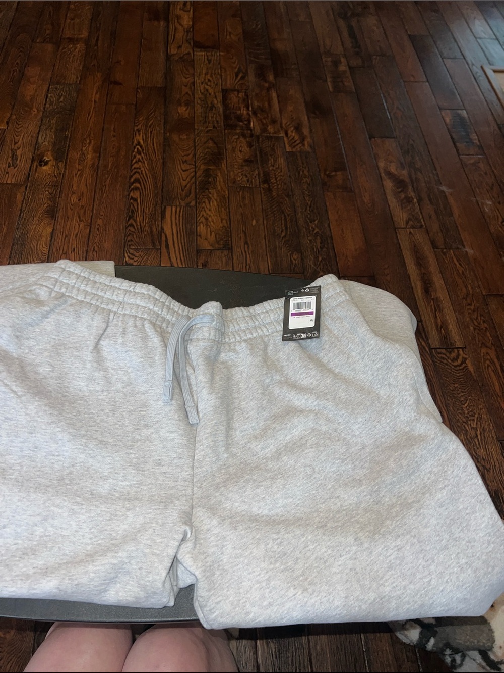 Men's Light Gray Drawstring Athletic pants new w tag